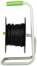 Удлинитель силовой ЭРА GREEN LINE KAT-2x0.75-20m Greenline на катушке пластик 4 розетки без заземления 20м ПВС 2x0.75мм2 Б0065069 1