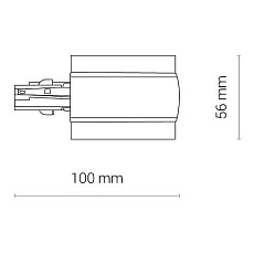 Ввод питания правый Nowodvorski Ctls Power 8690 1