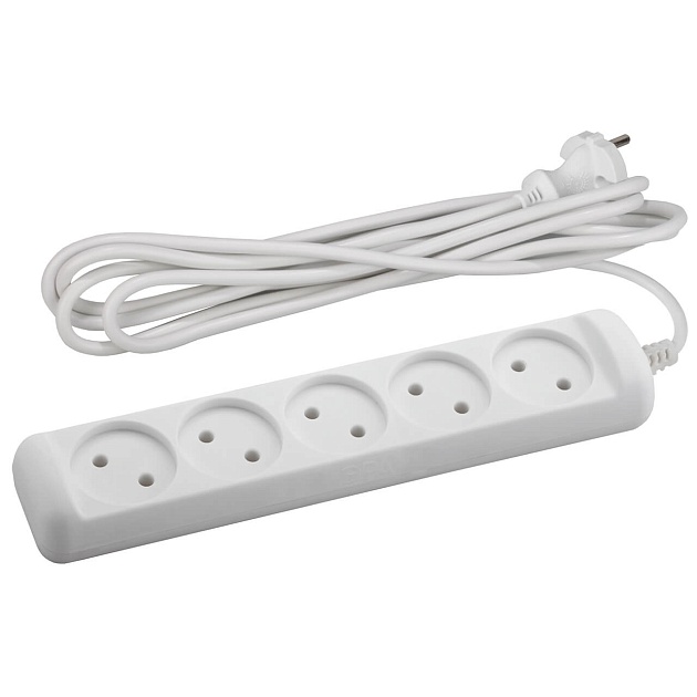 Удлинитель ЭРА U-5-5m-2x1 Б0028365 Фото № 1