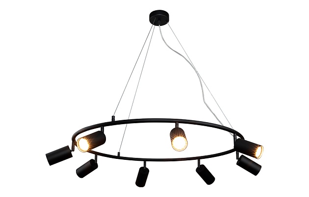 Светильник подвесной Crystal Lux RIVO SP8 BL изображение 1 Светильник подвесной Crystal Lux RIVO SP8 BL Фото № 1