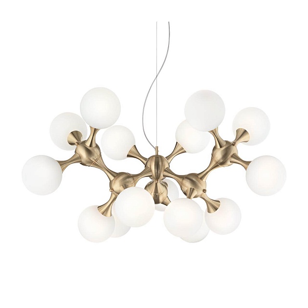 Подвесная люстра Ideal Lux Nodi SP15 Ottone Satinato 241012 Фото № 1