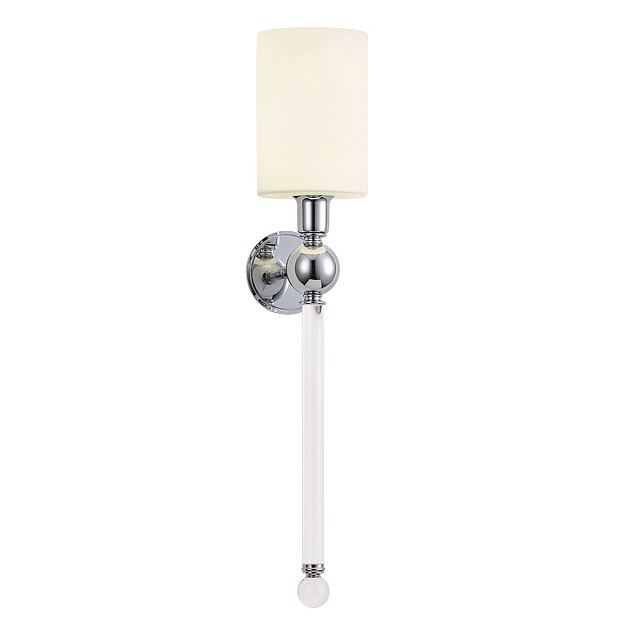 Бра Crystal Lux Mirabella AP1 Chrome/White Фото № 2
