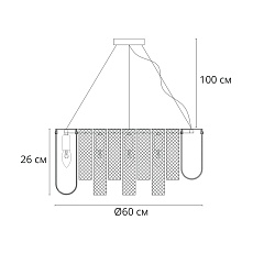 Подвесная люстра Arte Lamp Denebola A4074LM-10CC 1