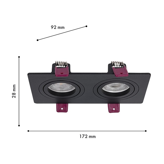 Встраиваемый светильник Favourite Lamppu 4646-2C изображение 6 Встраиваемый светильник Favourite Lamppu 4646-2C Фото № 6