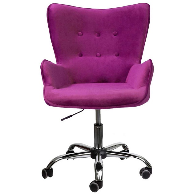 Поворотное кресло AksHome Bella фиолетовый, велюр 61452 фото 6