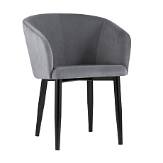 Кресло Stool Group Ральф велюр серый AV 302-N25-08