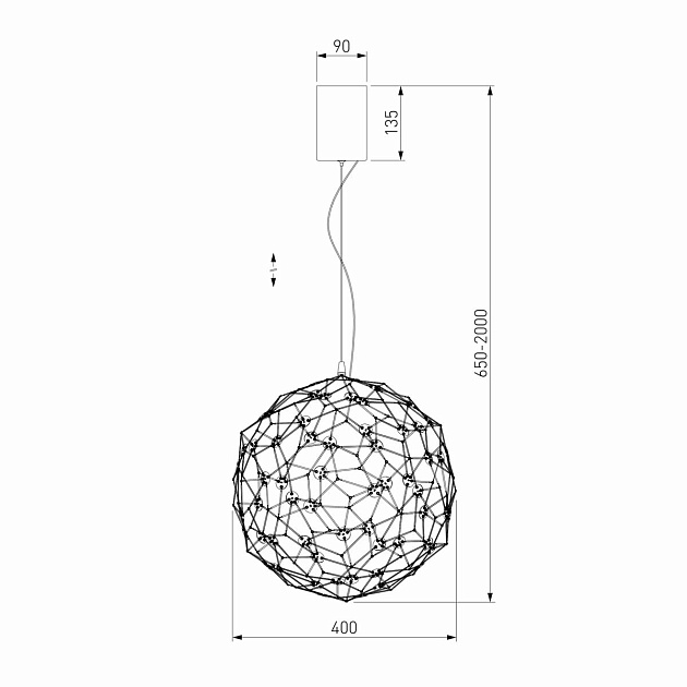 Подвесной светодиодный светильник Bogates Alioth 451/1 изображение 2 Подвесной светодиодный светильник Bogates Alioth 451/1 Фото № 2