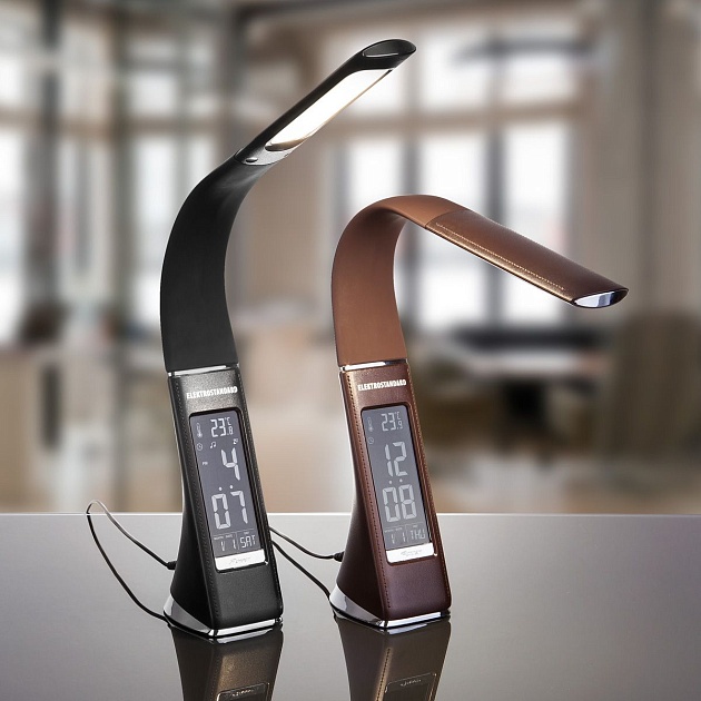 Настольная лампа Elektrostandard Elara коричневый a037504 изображение 3 Настольная лампа Elektrostandard Elara коричневый a037504 Фото № 3