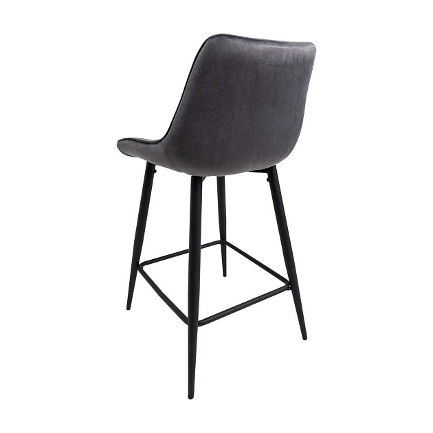 Полубарный стул AksHome Linx темно-серый, велюр 86206 изображение 9 Полубарный стул AksHome Linx темно-серый, велюр 86206 Фото № 9