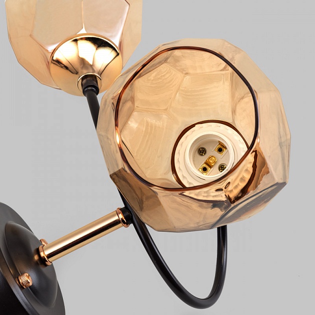 Бра IMEX MD.4249-2-W-COFFEE+FGD Фото № 3