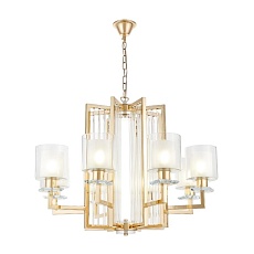 Подвесная люстра Lumina Deco Manhattan LDP 8012-8 F.GD