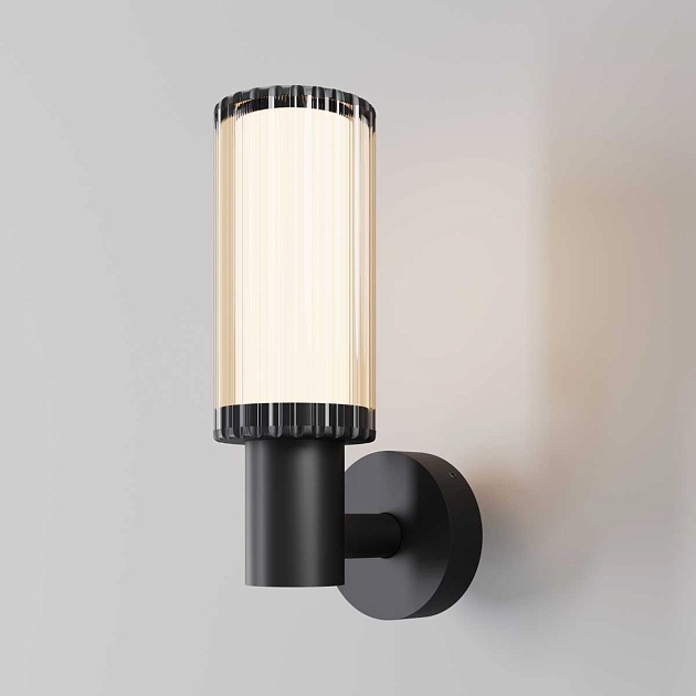 Уличный настенный светильник Maytoni Outdoor O502WL-01B Фото № 2