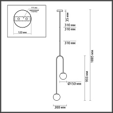 Подвесной светильник Odeon Light L-vision Ambi 4340/2 4