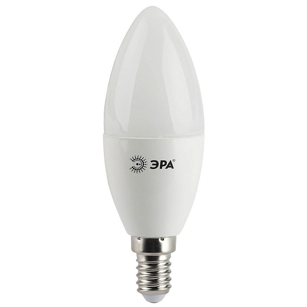 Лампа светодиодная ЭРА E14 5W 4000K матовая LED B35-5W-840-E14 Б0018872 фото 