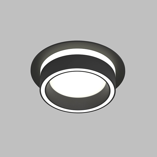 Встраиваемый светильник Denkirs Niko DK2100-BK Фото № 1