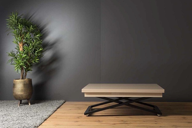 Стол-трансформер Levmar Cross G41/S53 Капучино/черный 2398132101 изображение 3 Стол-трансформер Levmar Cross G41/S53 Капучино/черный 2398132101 Фото № 3