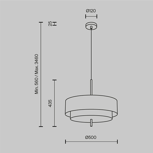 Подвесной светильник Maytoni MOD613PL-05W1 Фото № 5