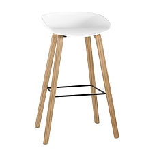 Барный стул Stool Group LIBRA белый деревян. ножки 8319 WHITE