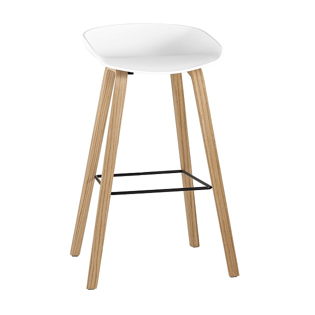 Барный стул Stool Group LIBRA белый деревян. ножки 8319 WHITE фото 