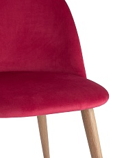 Кухонный стул Stool Group Лион велюр красный DC-69030 HLR-37 5