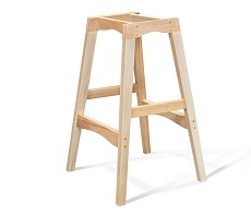 Барный стул Sheffilton SHT-ST33/S65 сиреневая орхидея/прозрачный лак 5630449303 1