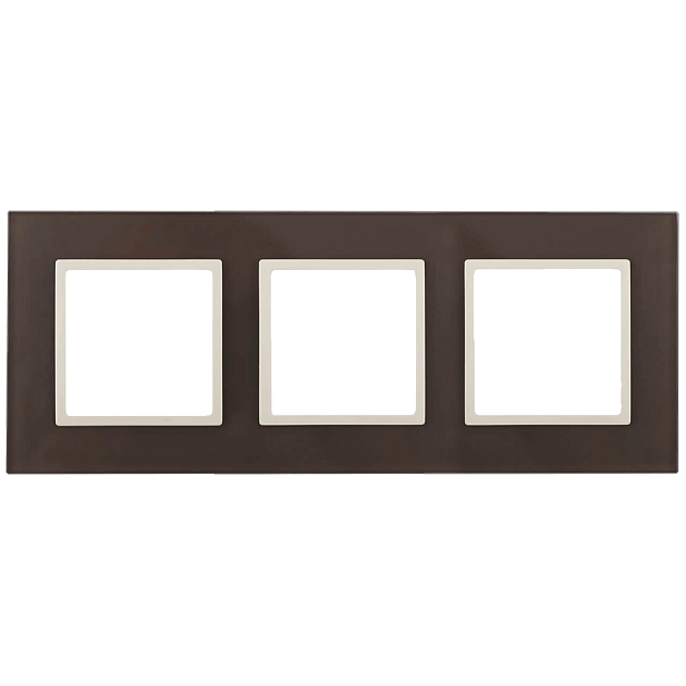 Рамка 3-постовая ЭРА Elegance 14-5103-31 Б0034521 Фото № 2