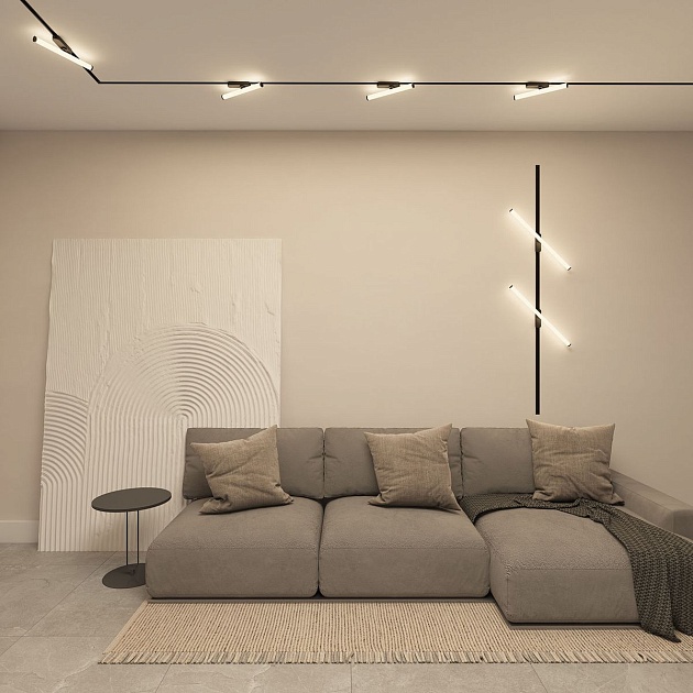 Трековый светодиодный светильник Denkirs Strom DK6648-BK Фото № 6