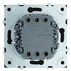 Терморегулятор механический (механизм) Stekker 230В 3500Вт Эмили RSW00-5120-05 черный уголь soft touch 50713 3