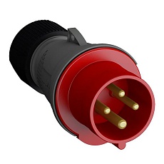 Вилка кабельная Easy&Safe 332EP6,32А,3P+E,IP44,6ч 2CMA101984R1000