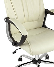 Кресло руководителя TopChairs Tower бежевое D-418 beige 4