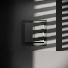 Перекрестный переключатель встраиваемый S70 двухклавишный 10А (титан) Voltum VLS020506 3