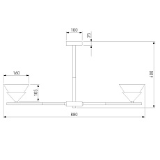 Потолочная люстра Eurosvet Rylee 70138/8 хром 2