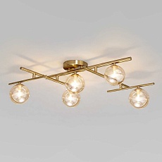 Потолочная люстра Eurosvet Liana 502001/5 латунь a072099