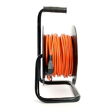 Удлинитель на катушке Stekker STD03-44-30 Standart 4-местный с/з ПВС 3*1,5, оранжевый, 16А, IP44, 30м (29407) 50172 4