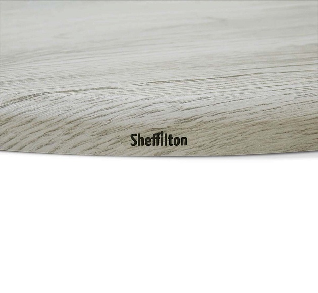 Кухонный стол Sheffilton SHT-TU10/90 МДФ хром лак/дуб верона белый 6454222004 фото 3
