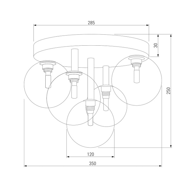Потолочная люстра TK Lighting 758 Nilos изображение 2 Потолочная люстра TK Lighting 758 Nilos Фото № 2