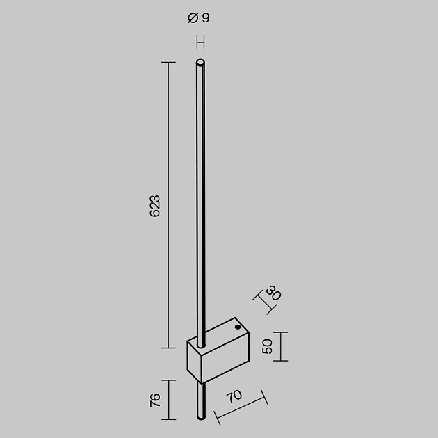 Бра Maytoni Technical Pars C070WL-L6B3K Фото № 2