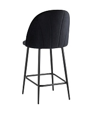Полубарный стул Stool Group Логан велюр черный AV 413-H75-08(PP) 5