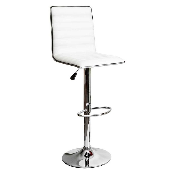 Барный стул AksHome Capri белый, экокожа 61694 Фото № 1