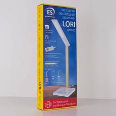 Настольная лампа Elektrostandard Lori белый/золотой (TL90510) a039562 2