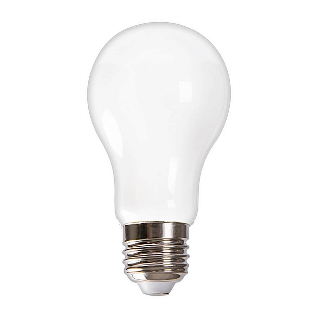 Лампа светодиодная E27 7W 3000K матовая LED-A60-7W/3000K/E27/FR GLH01WH UL-00004839 фото 