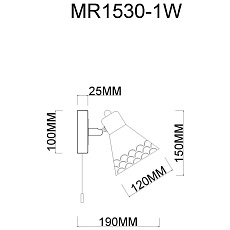 Бра MyFar Chilly MR1530-1W 1