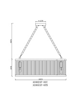 Подвесная люстра Arte Lamp Anetta A1065SP-8PB 1