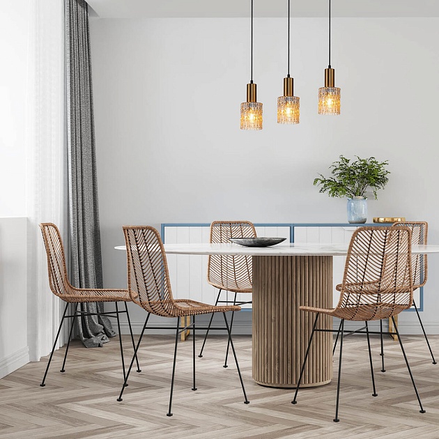 Подвесной светильник Escada Rain 10189/3S Brass изображение 2 Подвесной светильник Escada Rain 10189/3S Brass Фото № 2