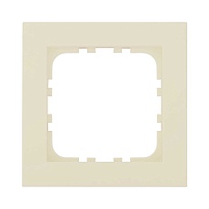 Рамка 1-постовая LK Studio (бежевый матовый) LK80 FLAT, 844102-1