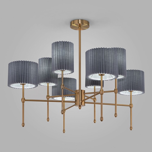 Подвесная люстра Eurosvet Notturno 60162/8 латунь изображение 1 Подвесная люстра Eurosvet Notturno 60162/8 латунь Фото № 1