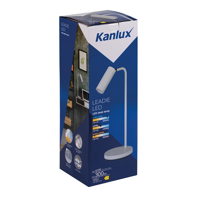 Настольная светодиодная лампа Kanlux LEADIE LED W 35290 изображение 5 Настольная светодиодная лампа Kanlux LEADIE LED W 35290 Фото № 5
