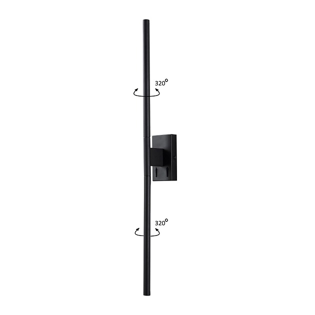 Подсветка для зеркал Crystal Lux Largo AP12W Black Фото № 1