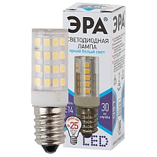 Лампа светодиодная ЭРА E14 3,5W 4000K прозрачная LED T25-3,5W-CORN-840-E14 Б0028745 3