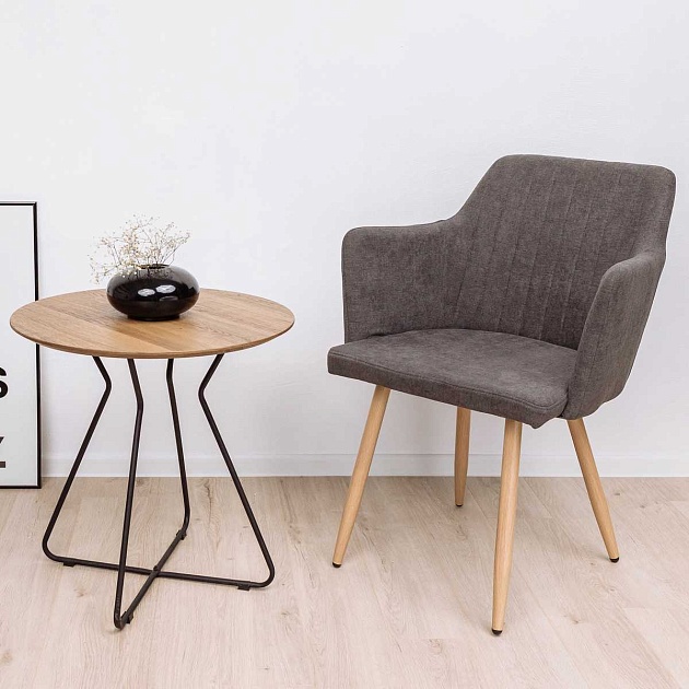 Кресло AksHome Brit темно-серый, ткань 63398 изображение 7 Кресло AksHome Brit темно-серый, ткань 63398 Фото № 7